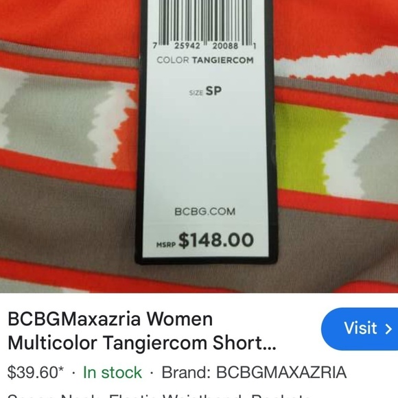 BCBGMaxazria Tangiercom,Short,Stretchy Dress,Excellent Condition Size XS - Picture 3 of 12